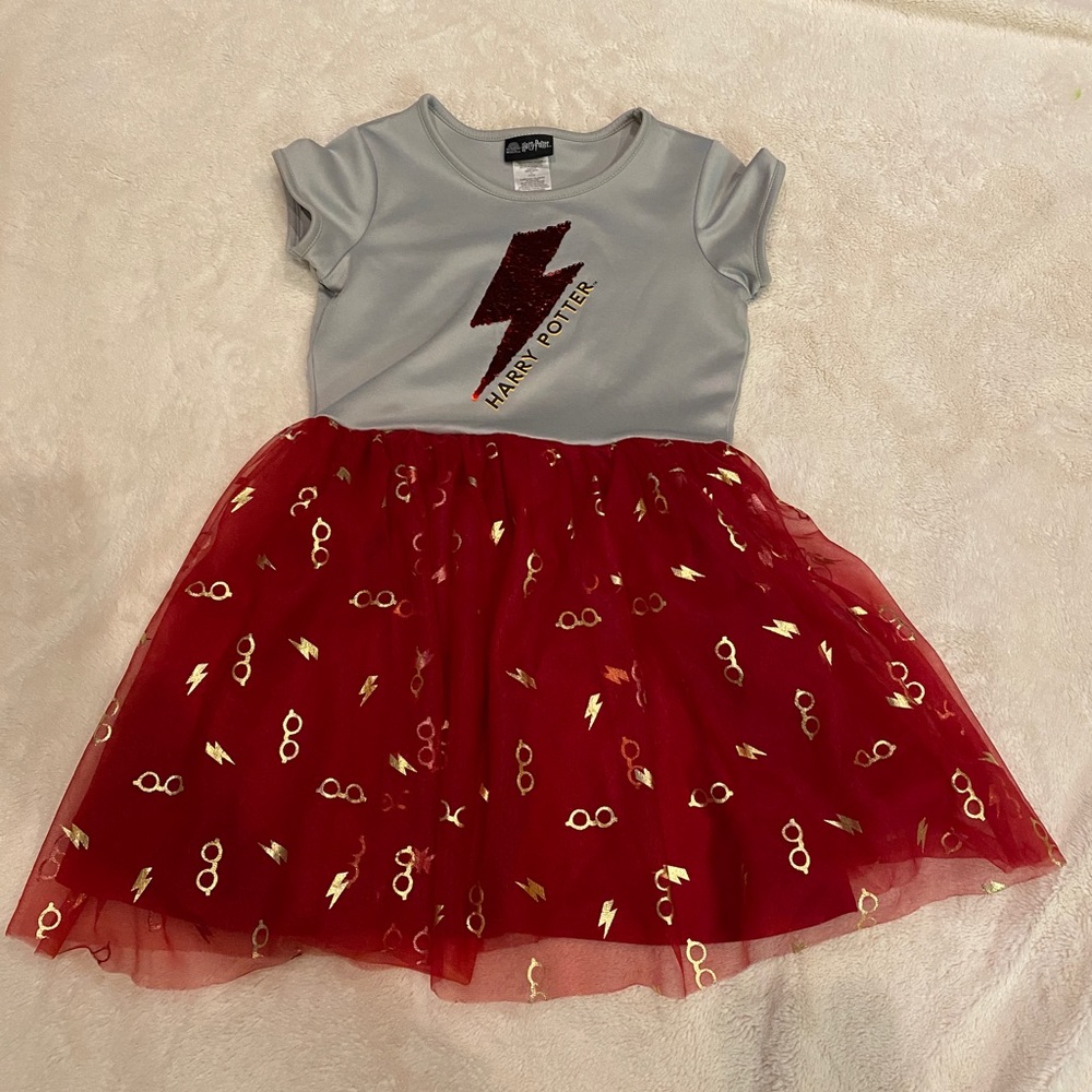 Wizarding World of Harry Potter Girls' Flip Sequins Tutu Dress Size Large 10|12 - Picture 1 of 7